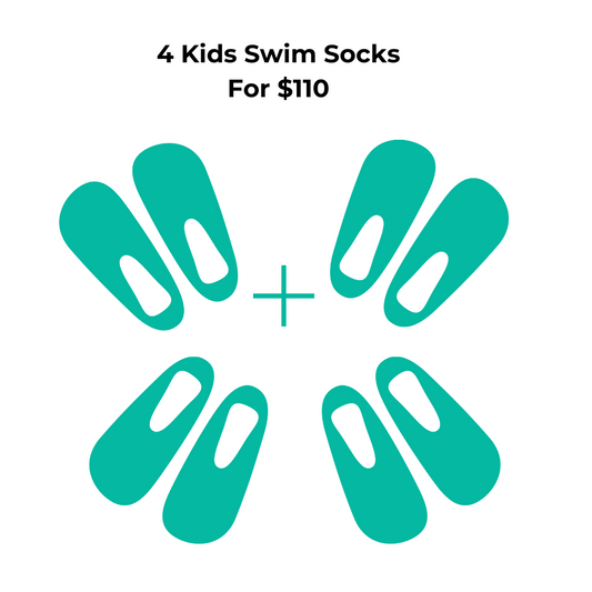 Buy 4 Kids Swim Socks for $110