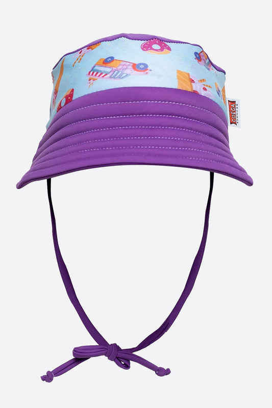 Toddler Bucket Hat - Purple Ice Cream