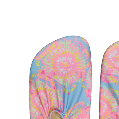 Adult - Tie Dyed Pink and Blue